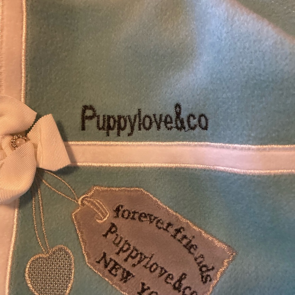 Sniffany & Co. tutu dress done in turquoise. - Picture 2 of 8